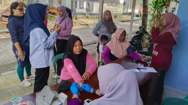 Puskesmas Bahari Berkesan Gelar Pemeriksaan Kesehatan Gratis di Kelurahan Tubo