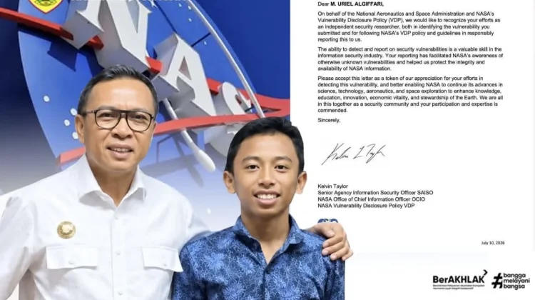Pelajar SMP Halteng Terima Apresiasi NASA Atas Temuan Kerentanan