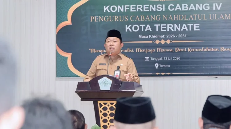 Sekda Ternate Buka Konfercab IV PCNU Perkuat Sinergi Pembangunan