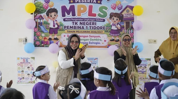 Monitoring MPLS, Bunda PAUD Tidore Dorong Lingkungan Belajar Aman, Menyenangkan