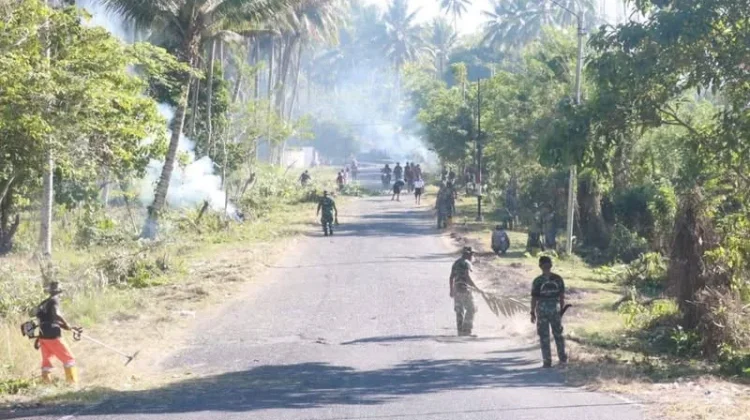 TNI dan Warga Bersinergi Siapkan Kampung Pancasila Berprestasi Nasional