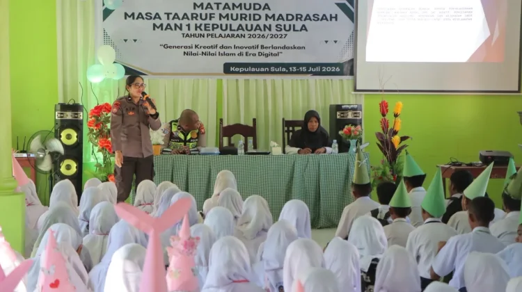 Polres Sula Edukasi Pelajar Cegah Bullying Narkoba dan Kecelakaan