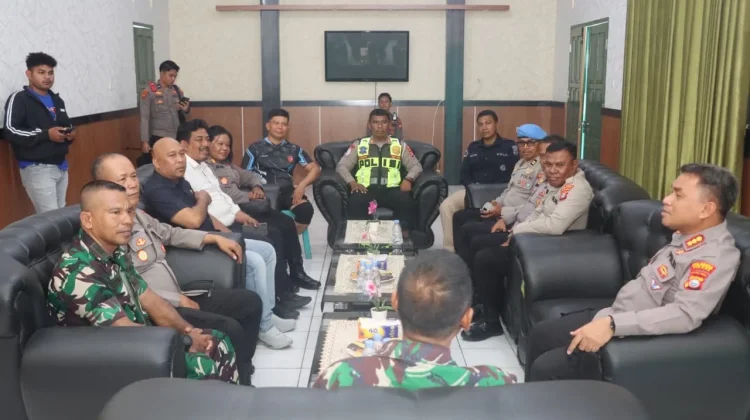 Kapolresta Tidore Jalin Sinergi Bersama Kodim Demi Stabilitas Keamanan