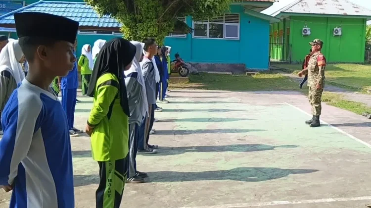 Kodim Tobelo Perkuat Kedisiplinan dan Jiwa Bela Negara Pelajar