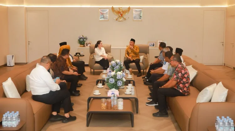 Wali Kota Ternate Temui Gubernur Bahas Kesiapan Rakernas JKPI