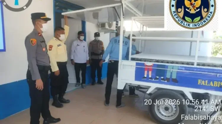 Polsek Mangoli Barat Kawal Distribusi Ratusan Porsi MBG ke Sekolah