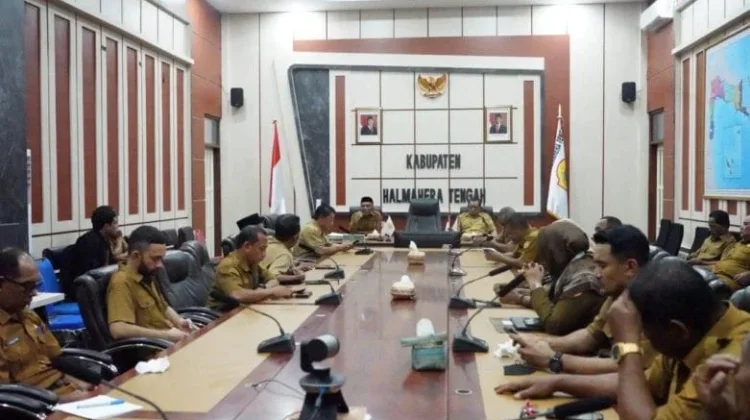 Wabup Halteng Evaluasi Kinerja OPD, Tekankan Percepatan Pelayanan