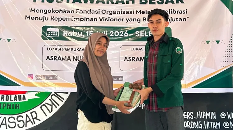 Muhammad Irham Terpilih Pimpin HIPMIN Makassar Periode 2026–2027