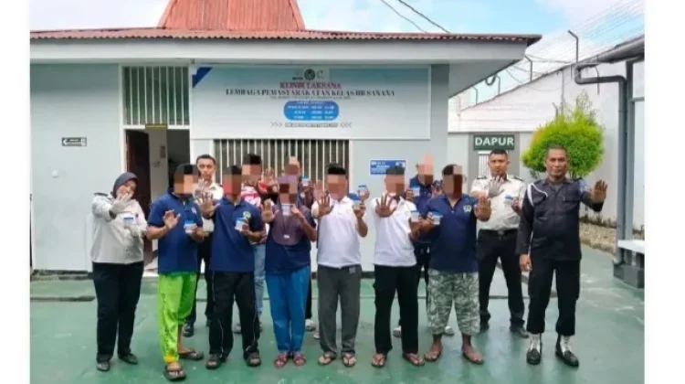 Cegah Peredaran Narkotika, Lapas Sanana Adakan Tes Urine