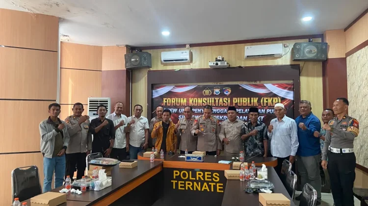 Pelayanan Publik jadi Fokus Pembenahan Polres Ternate