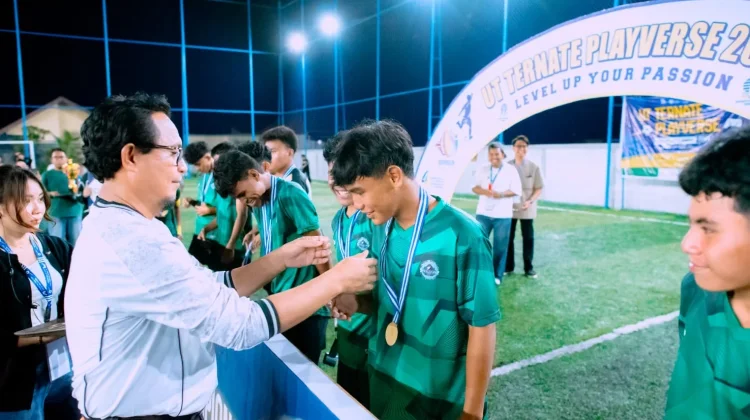 UT Ternate Sukses Satukan Pelajar 8 Sekolah melalui Turnamen Mini Soccer