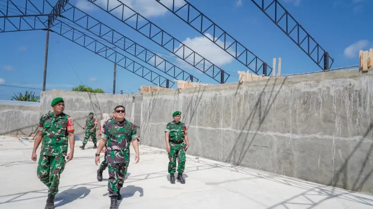 Pangdam Pattimura Tinjau Pembangunan Koperasi Merah Putih di Gebe