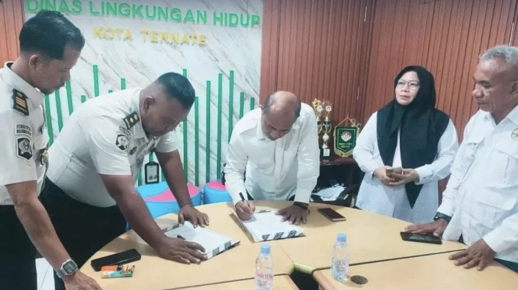 Lapas Ternate Gandeng DLH Kelola Sampah Demi Lingkungan Berkelanjutan Bersih