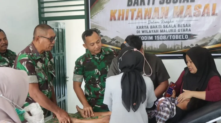 Kodim Tobelo Laksanakan Bhakti Sosial Skala Besar