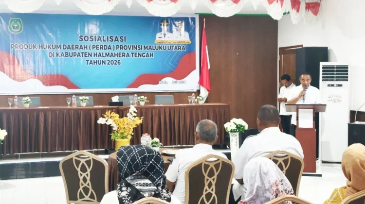 Wabup Halteng Buka Sosialisasi Perda Malut Perkuat Tata Kelola