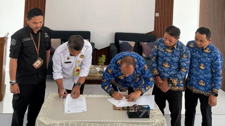 Pemkab Halteng dan BPN Perkuat Data Tanah untuk BPHTB