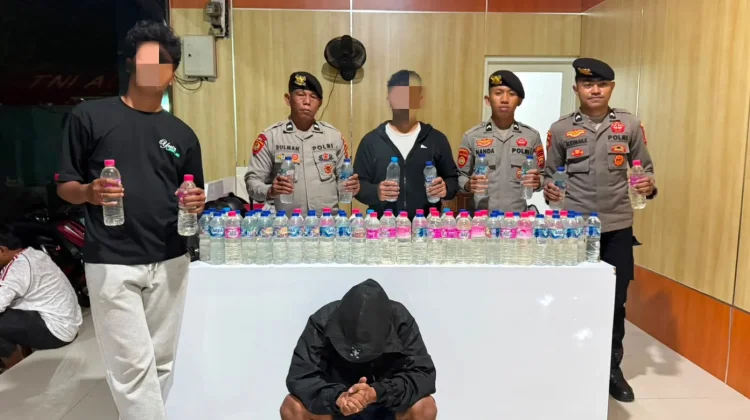 Polres Ternate Sita 72 Botol Cap Tikus usai Terima Laporan Warga