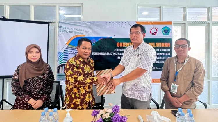 RSUD-CB Ternate Terima Mahasiswa PKL Fakultas Sains dan Kesehatan ISDIK Kie Raha