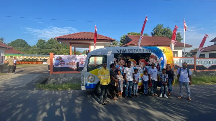 NHM Fasilitasi Transportasi Siswa Sekolah Rakyat di Halmahera Utara