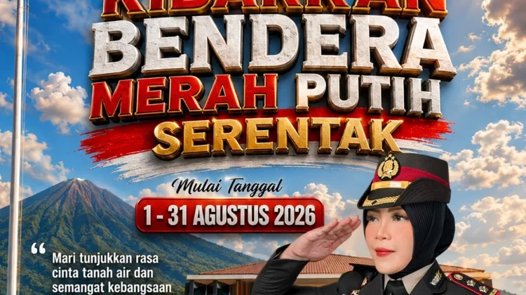 Semangat Nasionalisme, Masyarakat Ternate Diajak Kibarkan Bendera Merah Putih