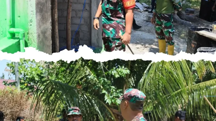 Dansatgas TMMD ke-129 Tinjau Progres Pembangunan di Wasteng Halmahera Timur