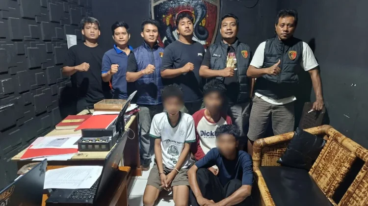 Polresta Tidore Amankan Tiga Terduga Pelaku Pengerusakan