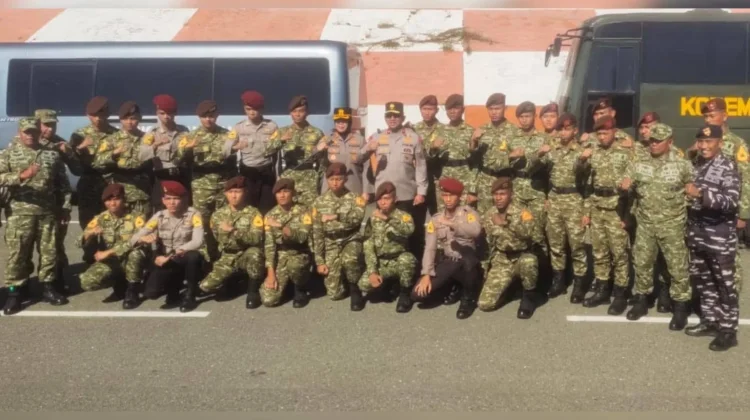 Bhakti Taruna TNI-Polri Perkuat Pendidikan Karakter di Maluku Utara