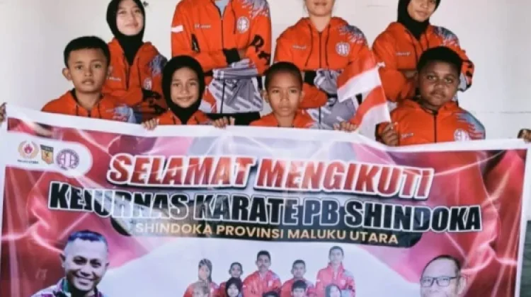 Garuda Indonesia Ternate Dukung Tim Shindoka Malut menuju Kejurnas Karate 2026