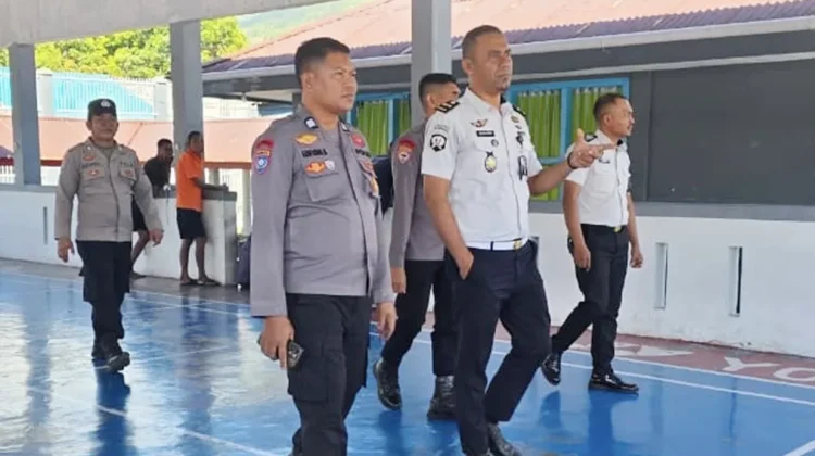 Sinergi Rutan Soasiu dan Polresta Perkuat Keamanan Pemasyarakatan