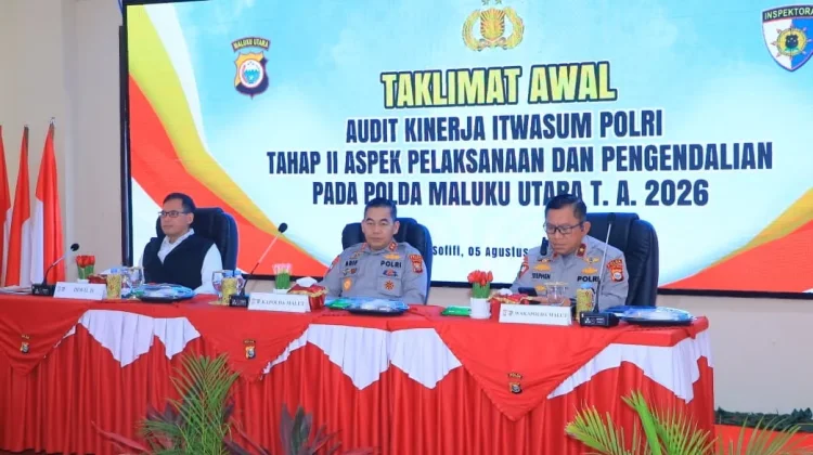 Itwasum Polri Audit Akuntabilitas dan Kinerja Polda Maluku Utara