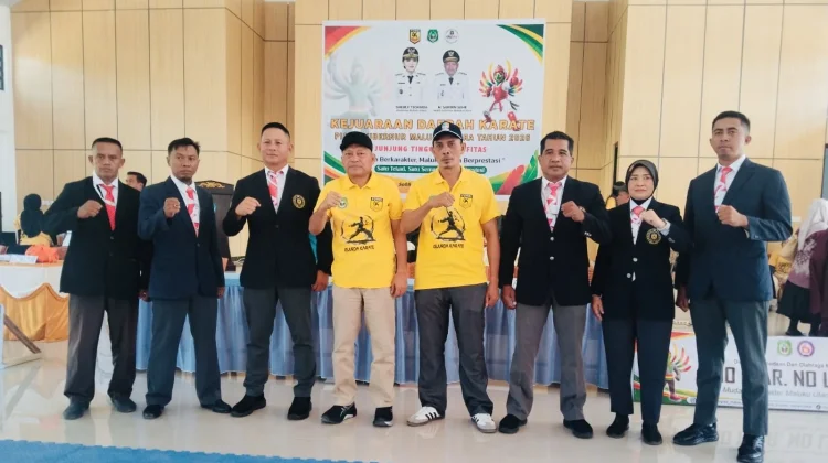 Kejurda Karate Maluku Utara Jaring Atlet Pelajar Berprestasi