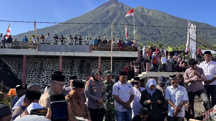 Peletakan Batu Pertama Pembangunan Masjid Nurul Fasyah Dihadiri Kapolres