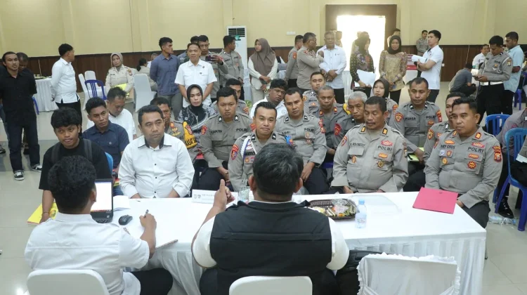 Itwasum Polri Audit Kinerja Triwulan II Polres Ternate