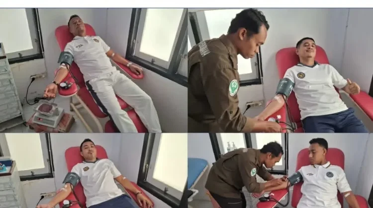 Lapas Sanana Gelar Donor Darah, Wujud Kepedulian di HUT Kemerdekaan