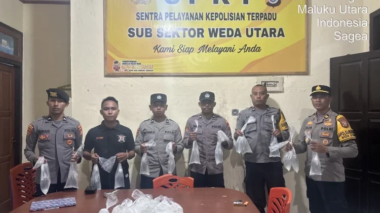 Polsubsektor Weda Utara Amankan 28 Kantong Cap Tikus