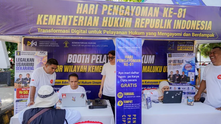 Baru 1.050 UMKM Malut Berbadan Hukum, Kemenkum Dorong Inovasi Perahu Layar