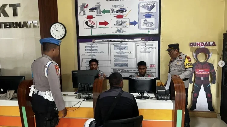Pelayanan Publik Polres Ternate Disidak Si Propam