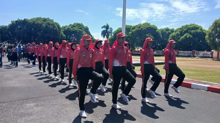 Paskibraka Tidore Matangkan Kesiapan jelang Upacara HUT RI ke-81