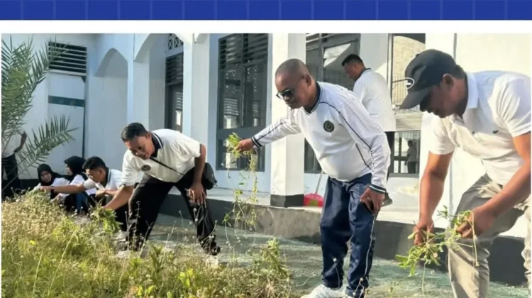 Sambut HUT ke-81 RI, Lapas Sanana Gelar Aksi Bersih Kemerdekaan