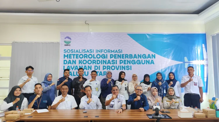 BMKG Perkuat Koordinasi Layanan Informasi Cuaca untuk Penerbangan Maluku Utara