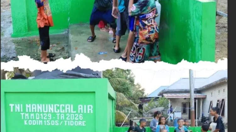 TNI Manunggal Air wujud Nyata TMMD Hadir untuk Warga