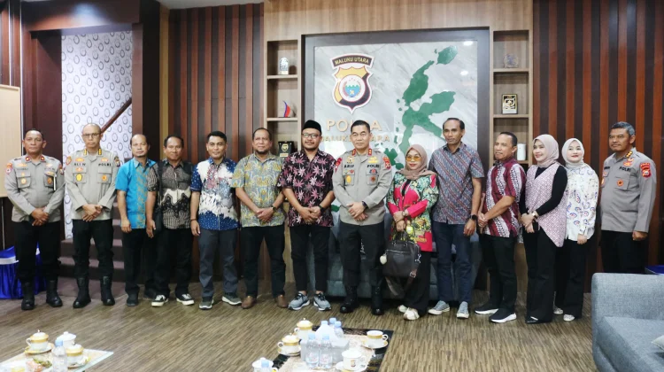 Polda Malut dan Dosen Unkhair Bahas Penguatan Kamtibmas