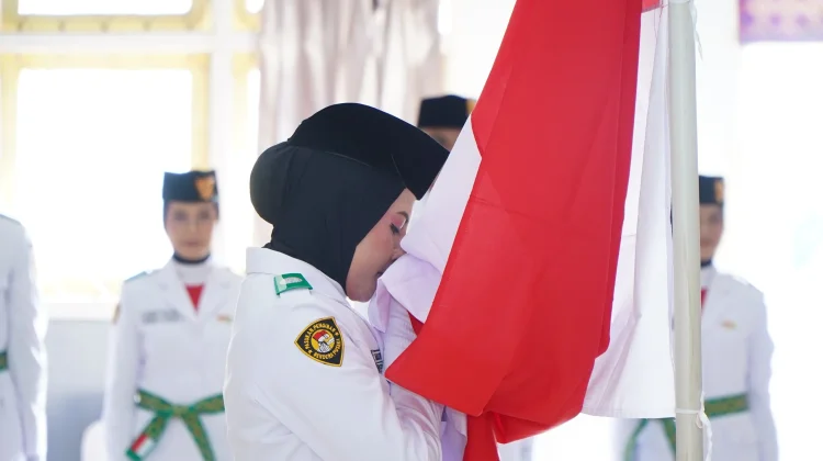 Calon Paskibraka Tidore Resmi Dikukuhkan jelang HUT Ke-81 RI