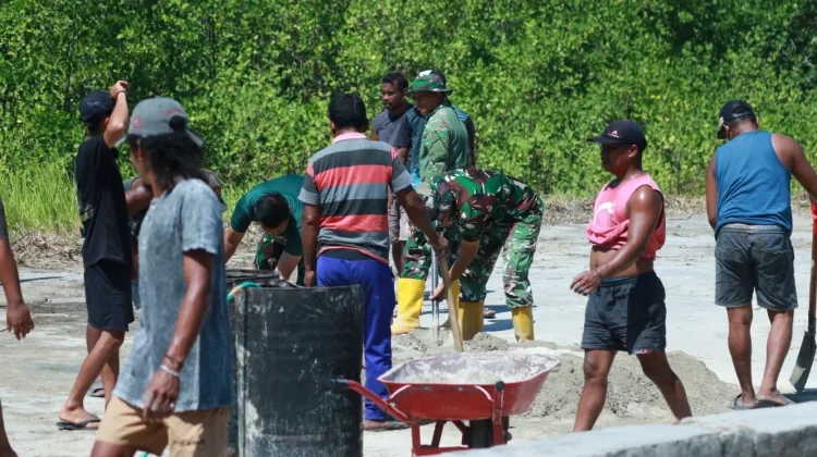 TMMD Halmahera Timur Jadi Bukti Pengabdian TNI Kepada Masyarakat