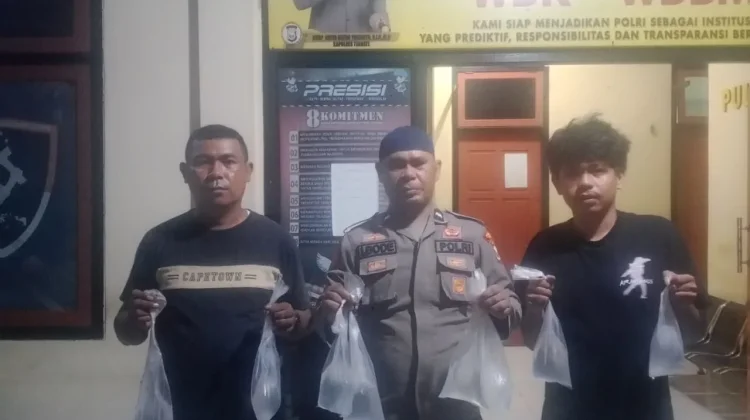 Polsek Pulau Gagalkan Puluhan Kantong Miras Siap Edar di Pulau Ternate