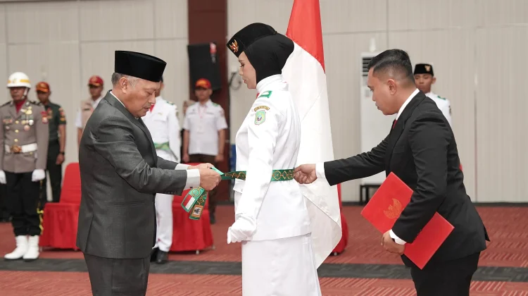32 Putra-Putri Terbaik Malut Dikukuhkan sebagai Paskibraka 2026