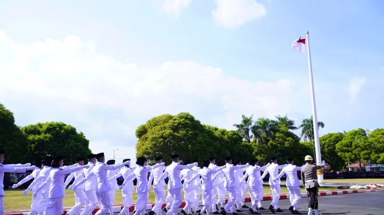 Dandim 1505/Tidore Apresiasi Paskibraka Sukses Kibarkan Merah Putih