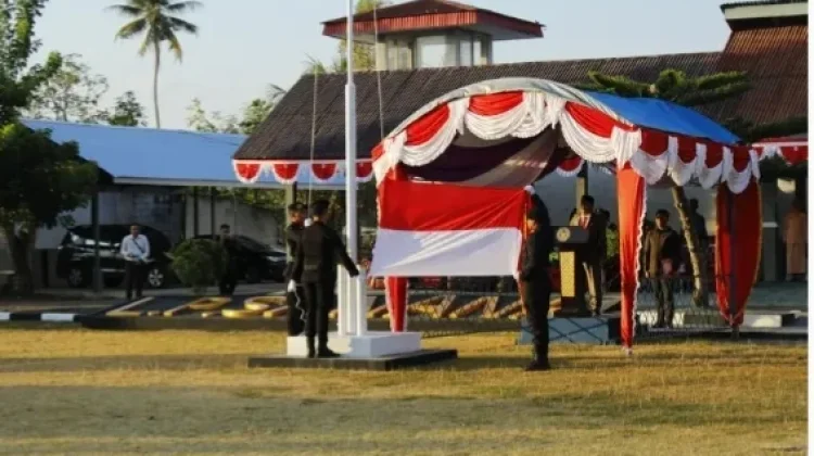 Lapas Sanana Gelar Upacara HUT RI, 101 Warga Binaan Terima Remisi