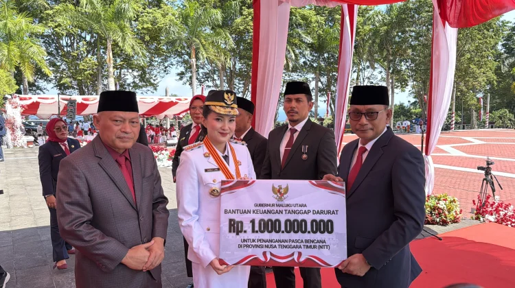 Gubernur Sherly Kirim Rp1 Miliar, Malut Bantu Korban Bencana NTT