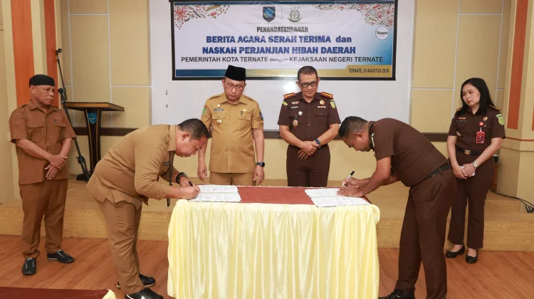 Pemkot Ternate Hibahkan Lahan untuk Pembangunan Rupbasan
